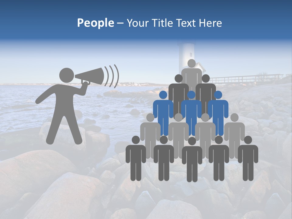 Water New Waves PowerPoint Template