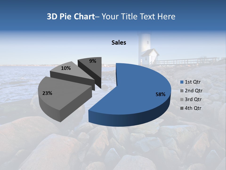 Water New Waves PowerPoint Template