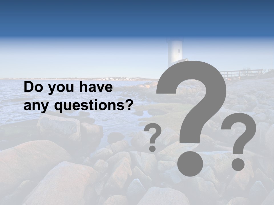 Water New Waves PowerPoint Template