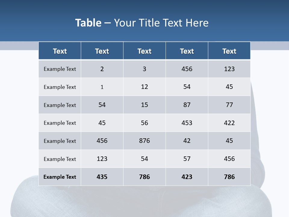Striped One Single PowerPoint Template