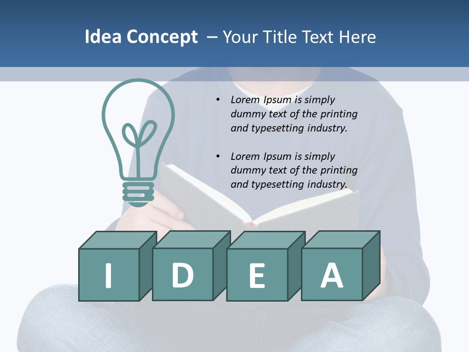 Striped One Single PowerPoint Template