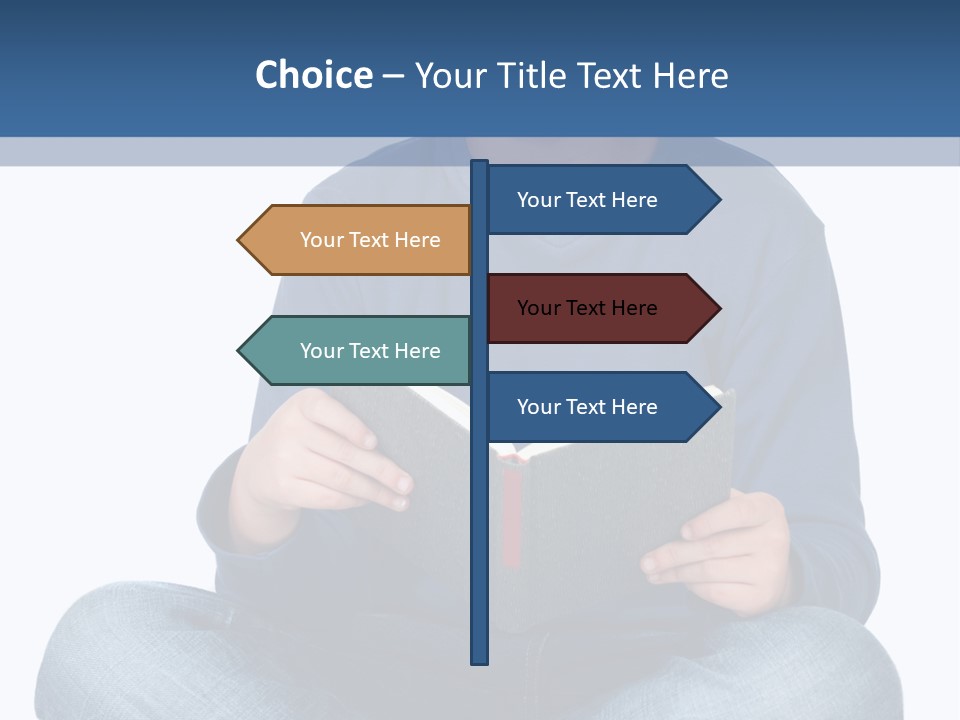 Striped One Single PowerPoint Template