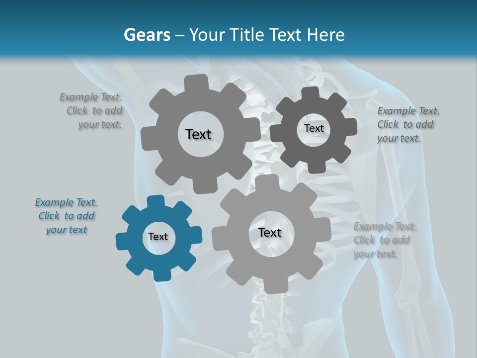 People Graphic Osteoporosis PowerPoint Template