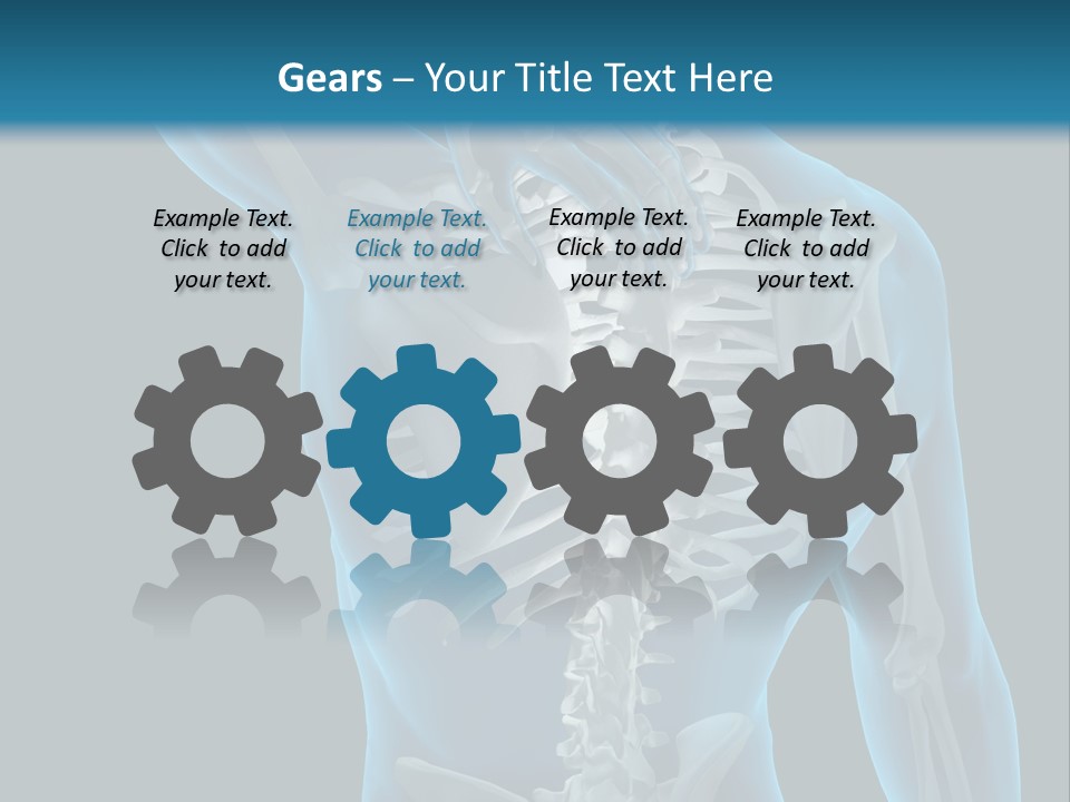 People Graphic Osteoporosis PowerPoint Template