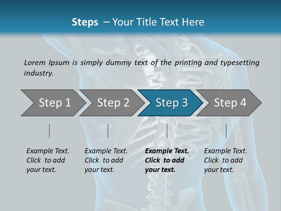 People Graphic Osteoporosis PowerPoint Template