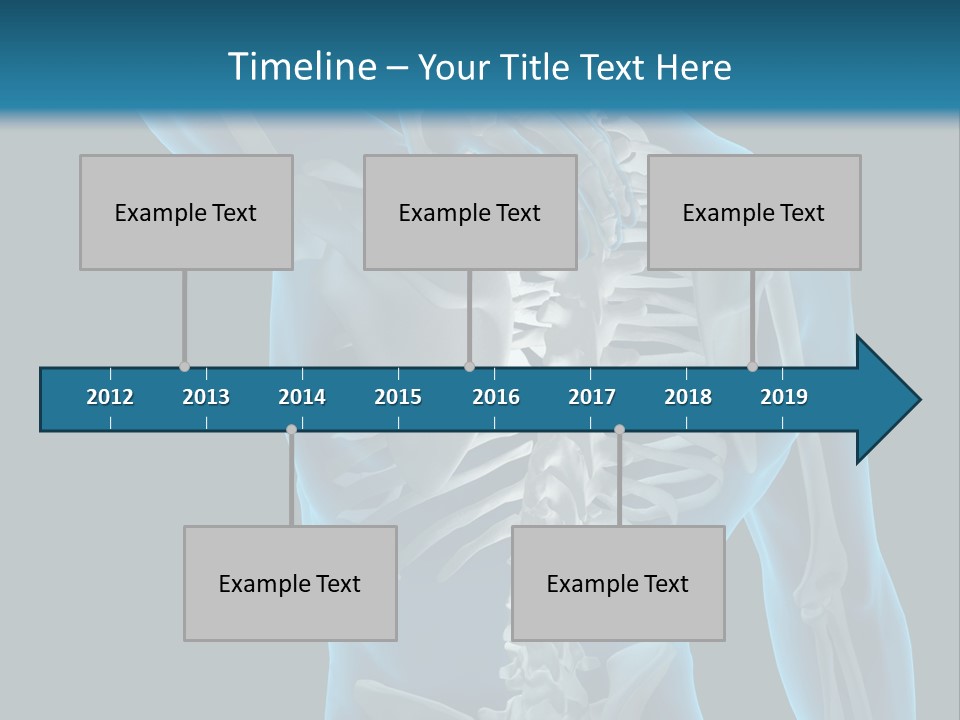People Graphic Osteoporosis PowerPoint Template