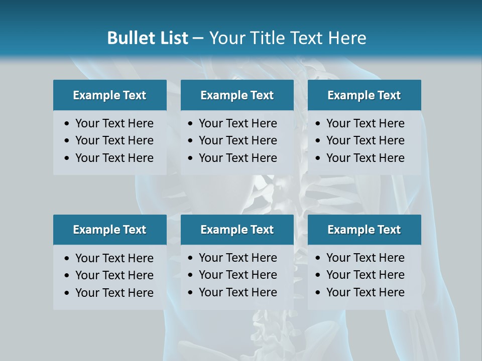 People Graphic Osteoporosis PowerPoint Template