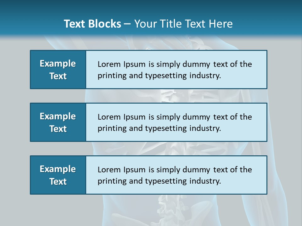 People Graphic Osteoporosis PowerPoint Template