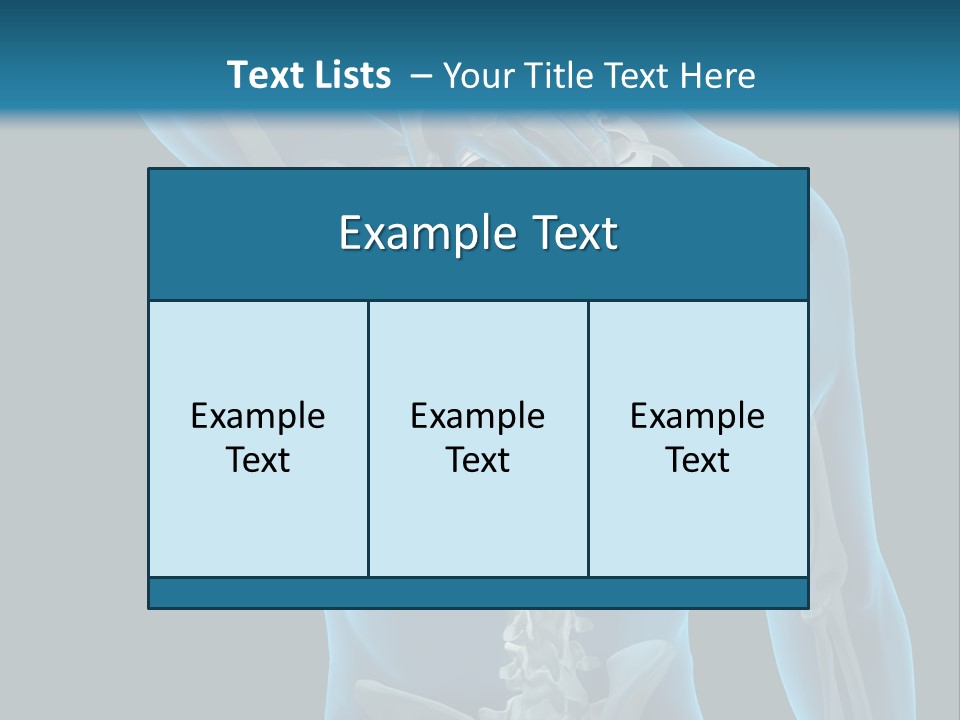 People Graphic Osteoporosis PowerPoint Template