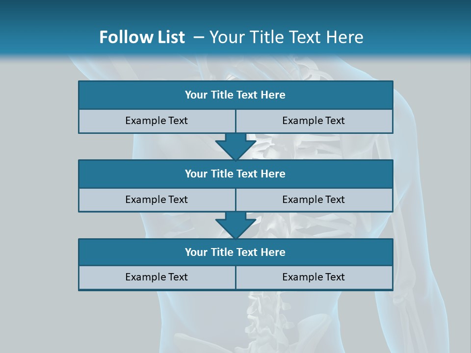 People Graphic Osteoporosis PowerPoint Template
