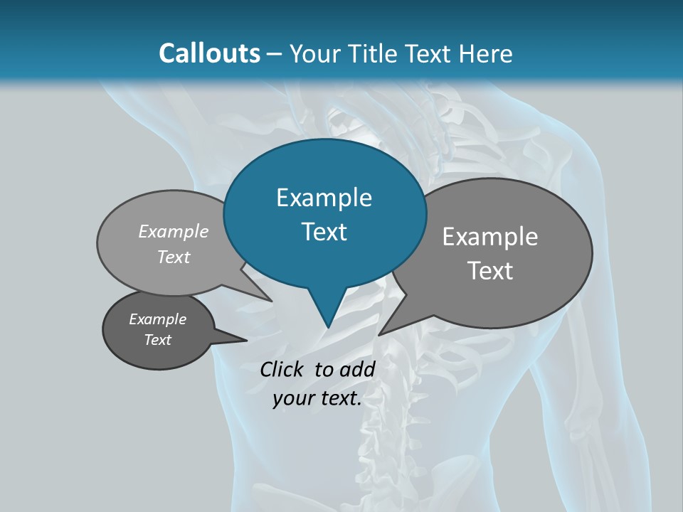 People Graphic Osteoporosis PowerPoint Template