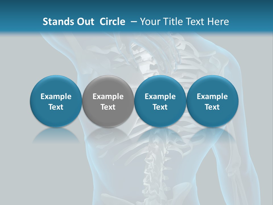 People Graphic Osteoporosis PowerPoint Template