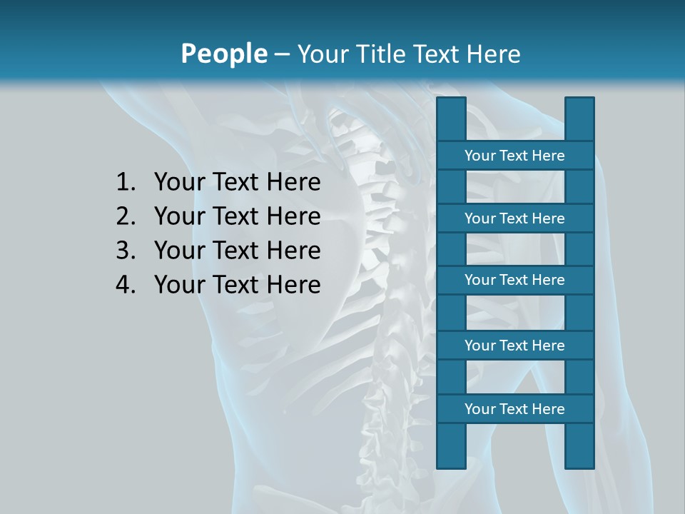 People Graphic Osteoporosis PowerPoint Template