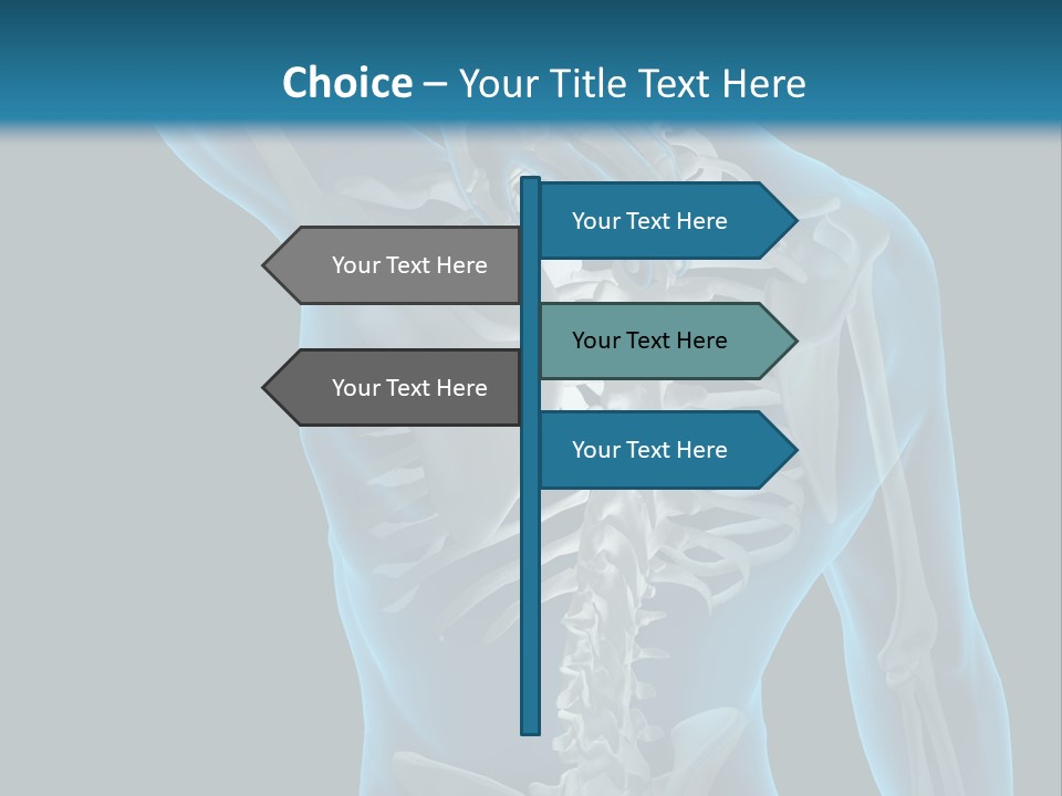 People Graphic Osteoporosis PowerPoint Template