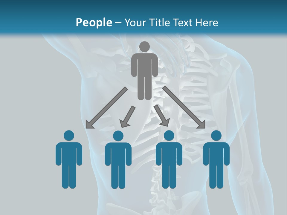 People Graphic Osteoporosis PowerPoint Template