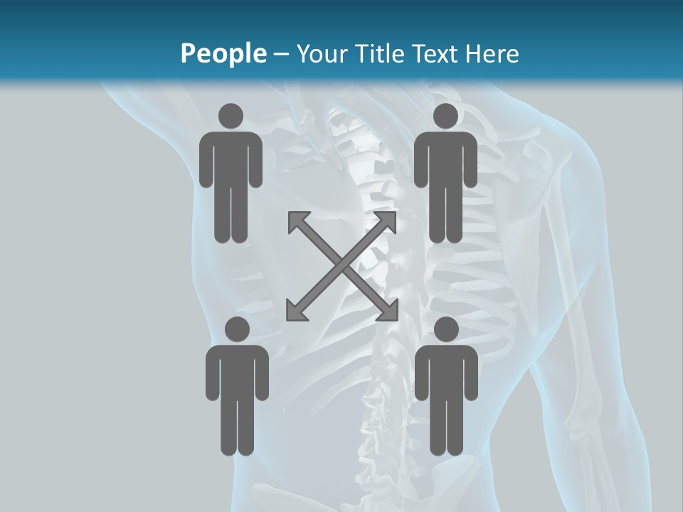 People Graphic Osteoporosis PowerPoint Template