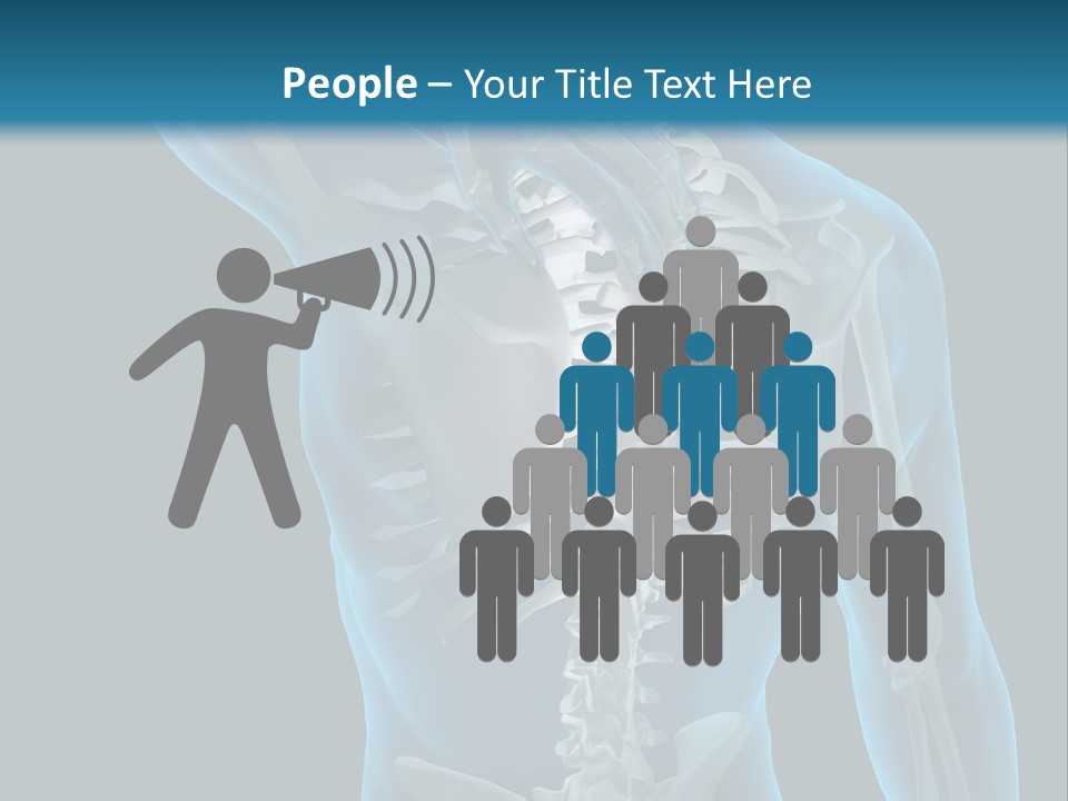 People Graphic Osteoporosis PowerPoint Template