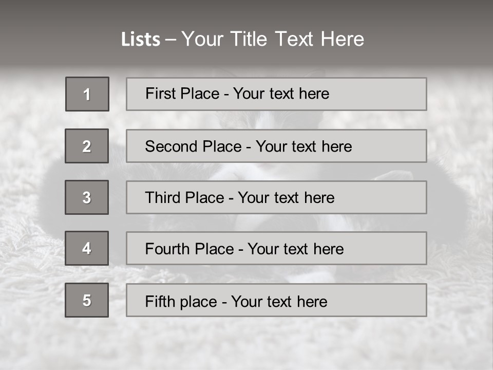Born Hair Curious PowerPoint Template
