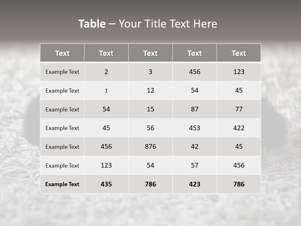 Born Hair Curious PowerPoint Template