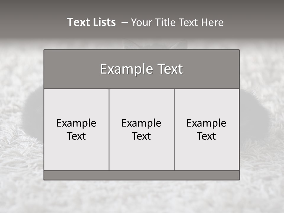 Born Hair Curious PowerPoint Template