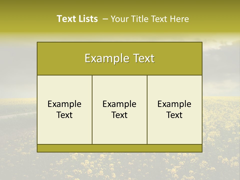 Yellow House Woman PowerPoint Template