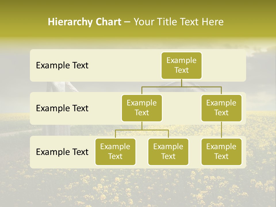 Yellow House Woman PowerPoint Template