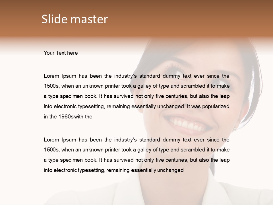 Successful People Happy PowerPoint Template