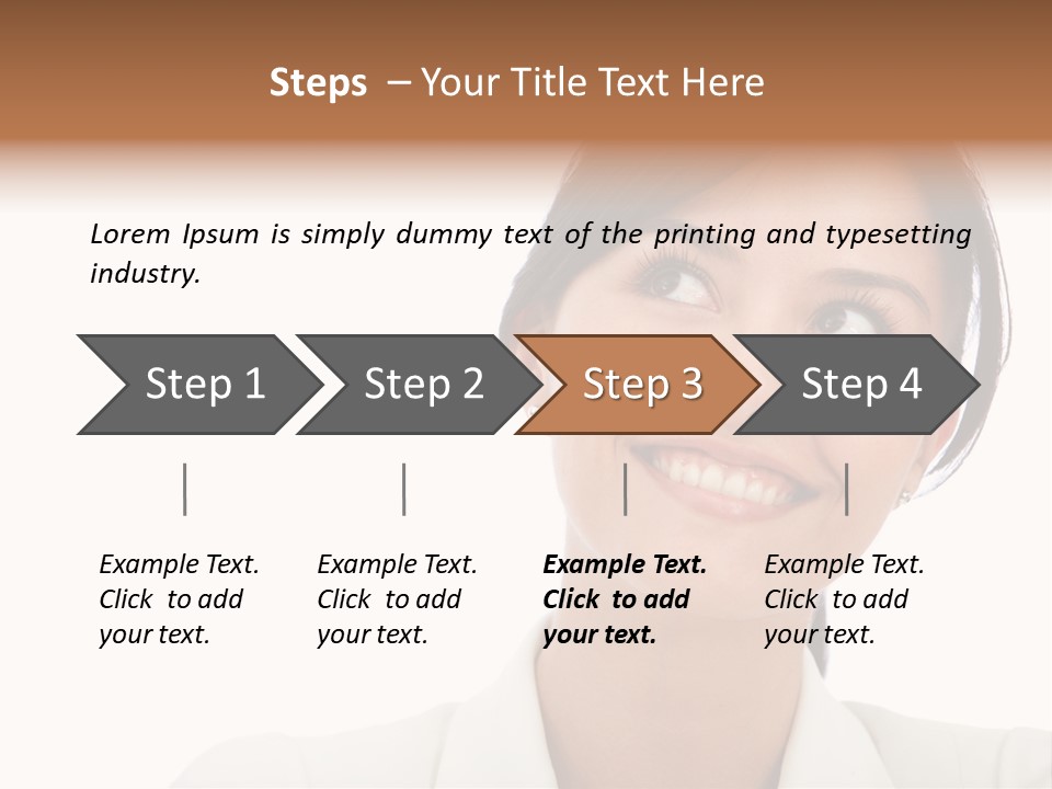 Successful People Happy PowerPoint Template