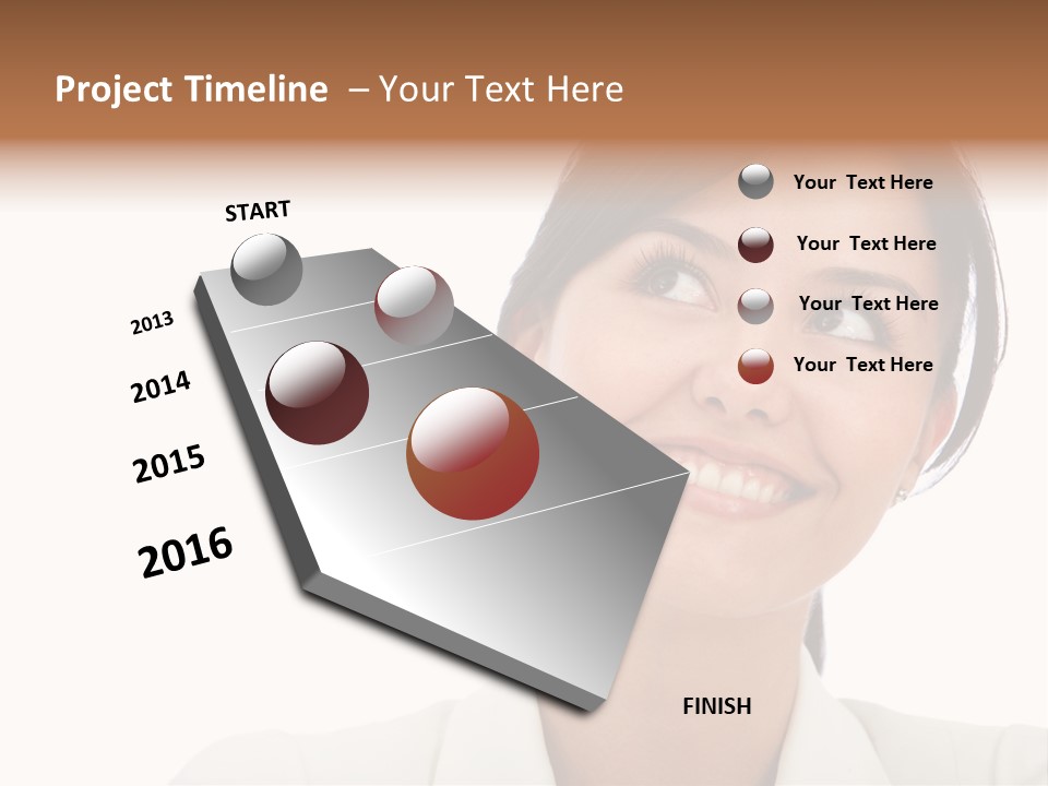 Successful People Happy PowerPoint Template