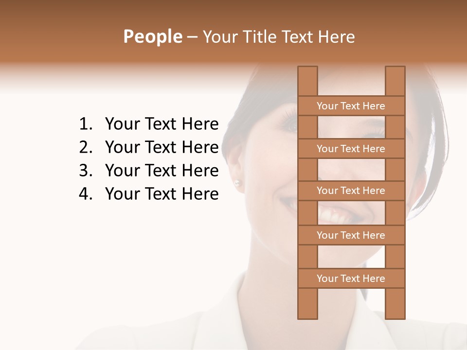 Successful People Happy PowerPoint Template