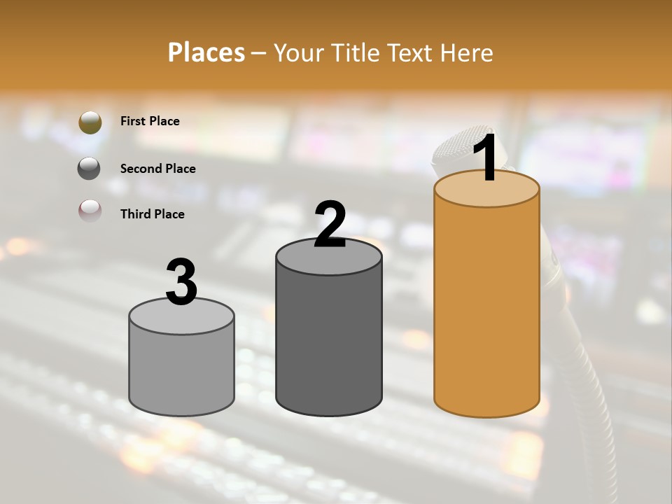 Equipment Monitors Electronic PowerPoint Template
