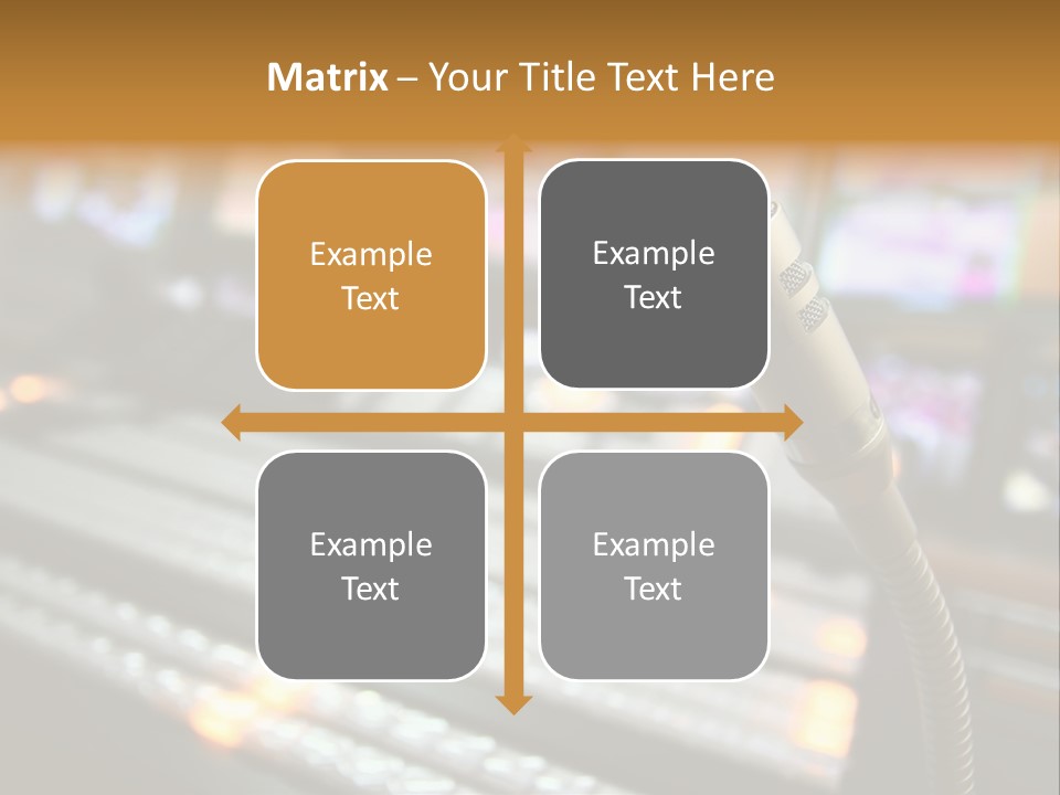 Equipment Monitors Electronic PowerPoint Template