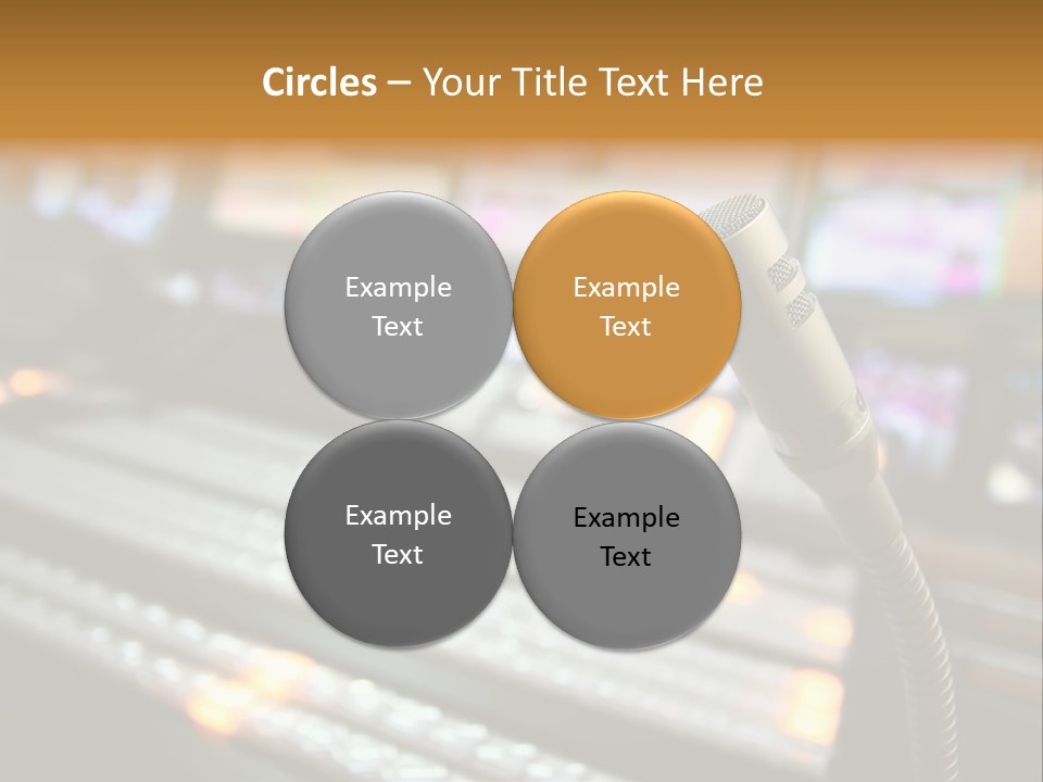 Equipment Monitors Electronic PowerPoint Template