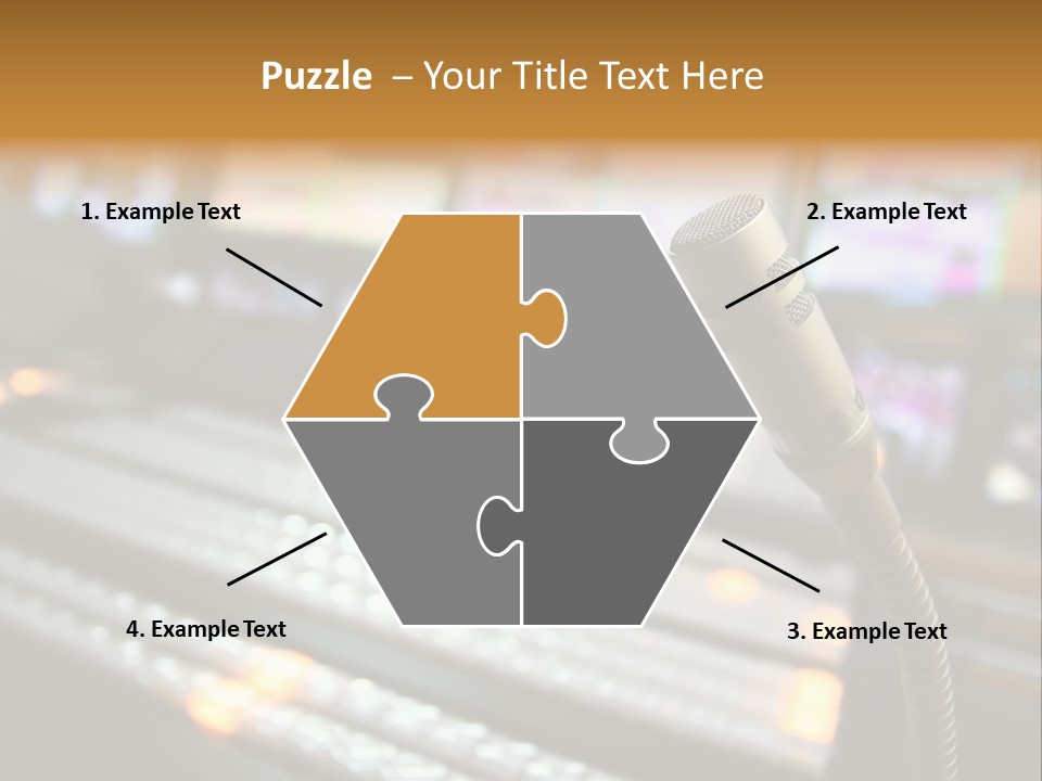 Equipment Monitors Electronic PowerPoint Template
