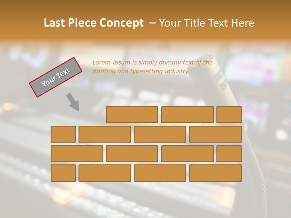 Equipment Monitors Electronic PowerPoint Template