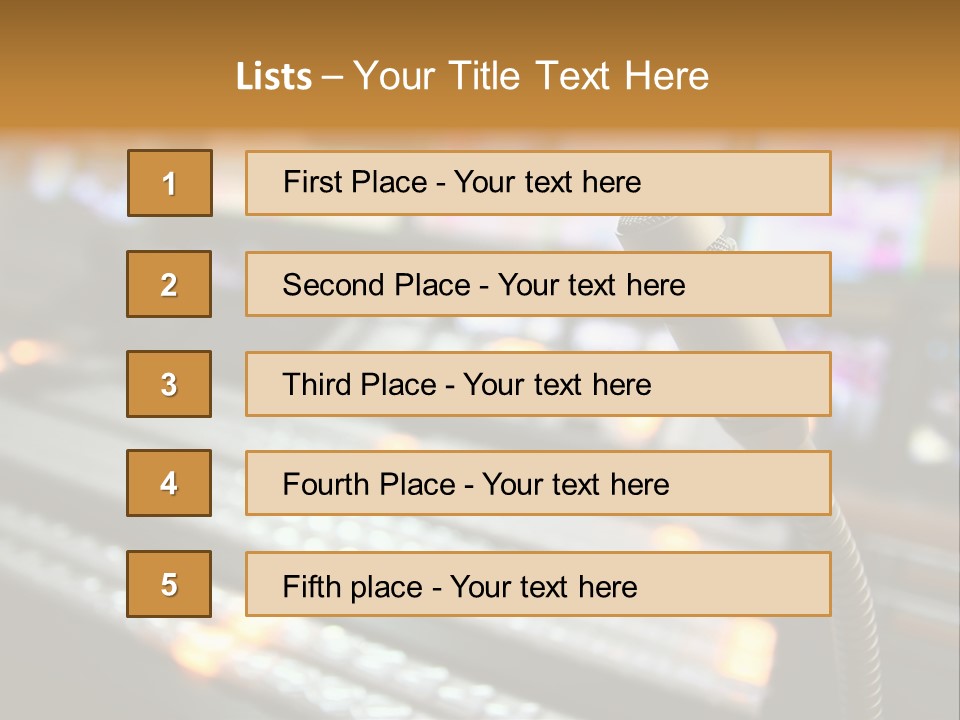 Equipment Monitors Electronic PowerPoint Template