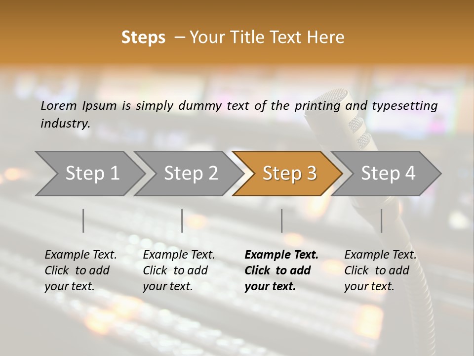 Equipment Monitors Electronic PowerPoint Template