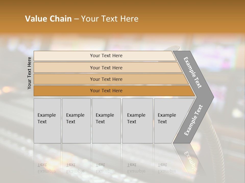 Equipment Monitors Electronic PowerPoint Template