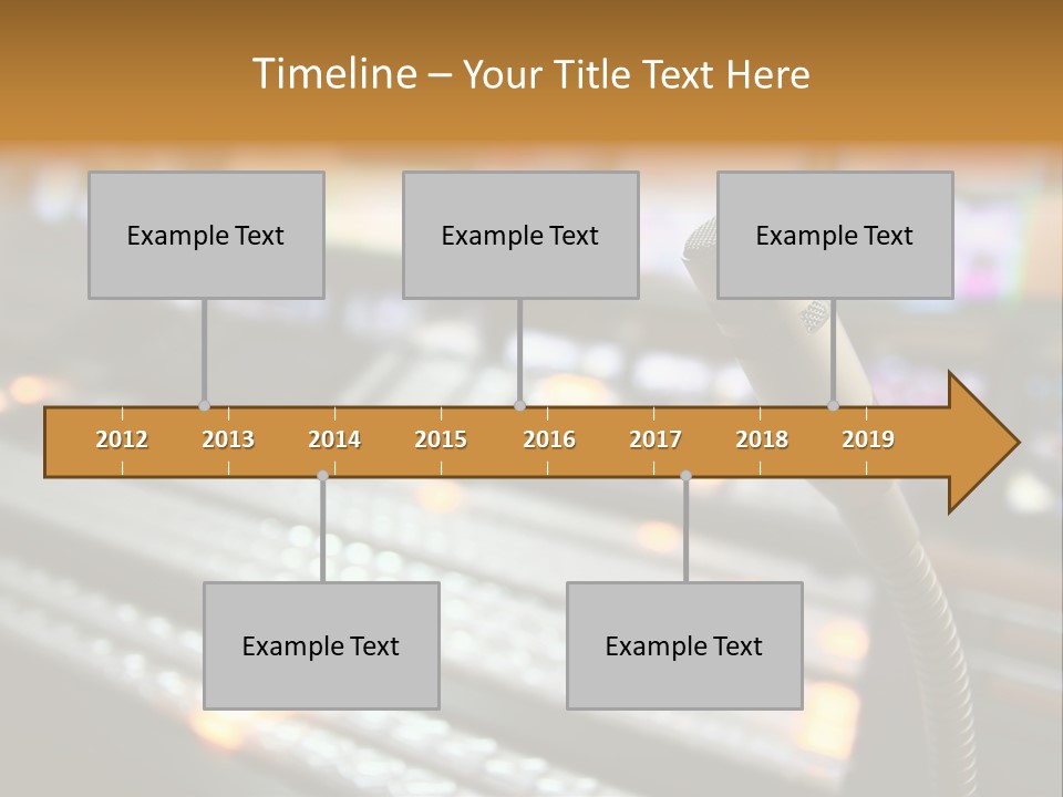 Equipment Monitors Electronic PowerPoint Template