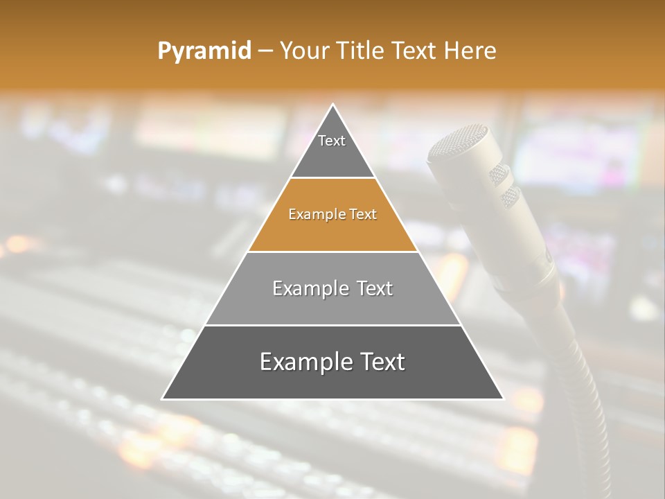 Equipment Monitors Electronic PowerPoint Template