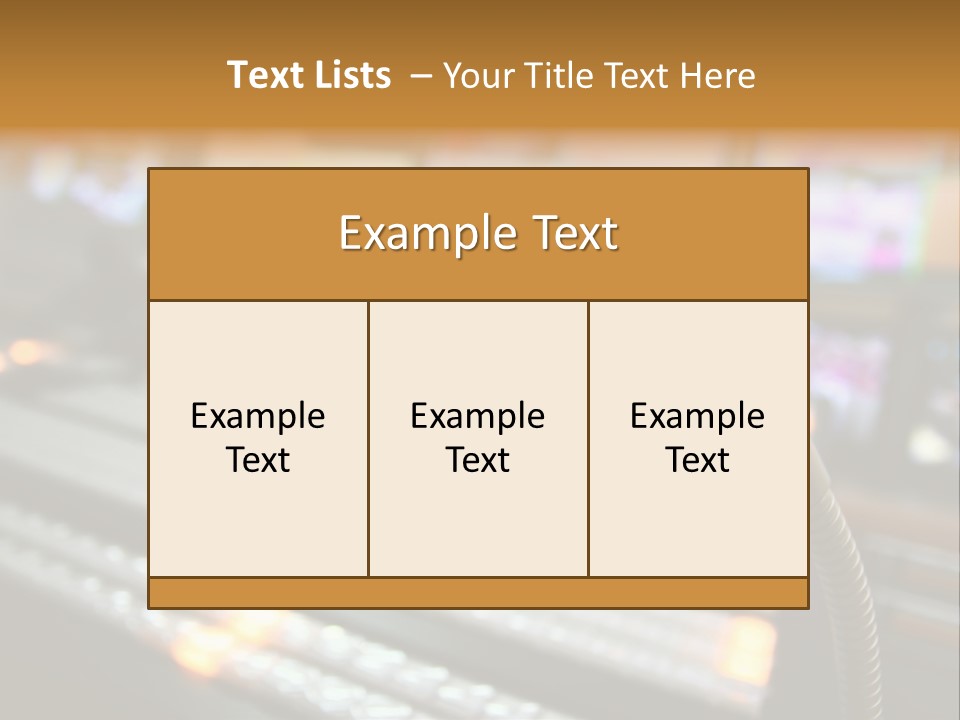 Equipment Monitors Electronic PowerPoint Template