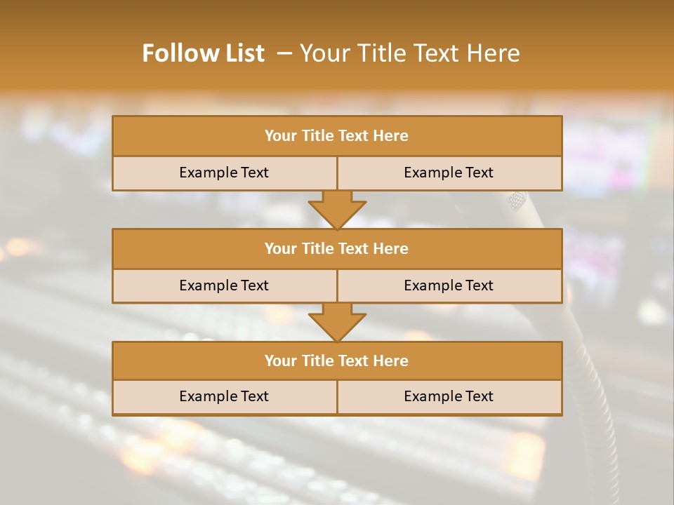 Equipment Monitors Electronic PowerPoint Template