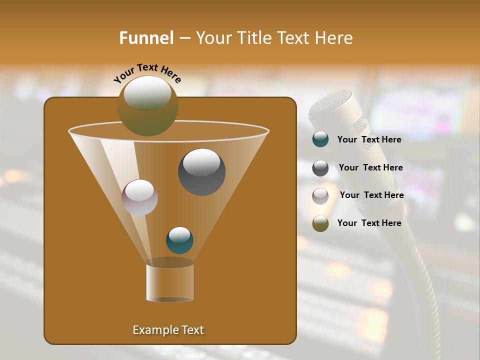 Equipment Monitors Electronic PowerPoint Template