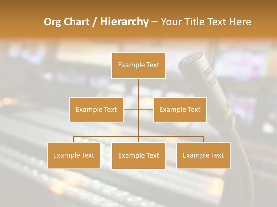 Equipment Monitors Electronic PowerPoint Template