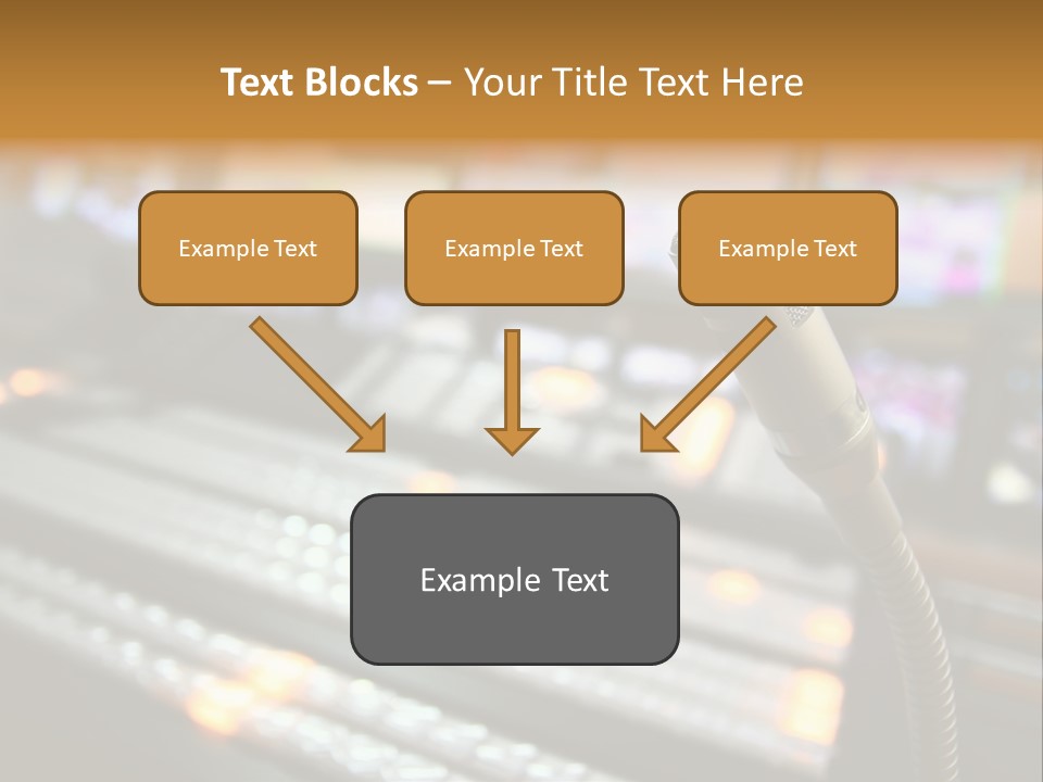 Equipment Monitors Electronic PowerPoint Template