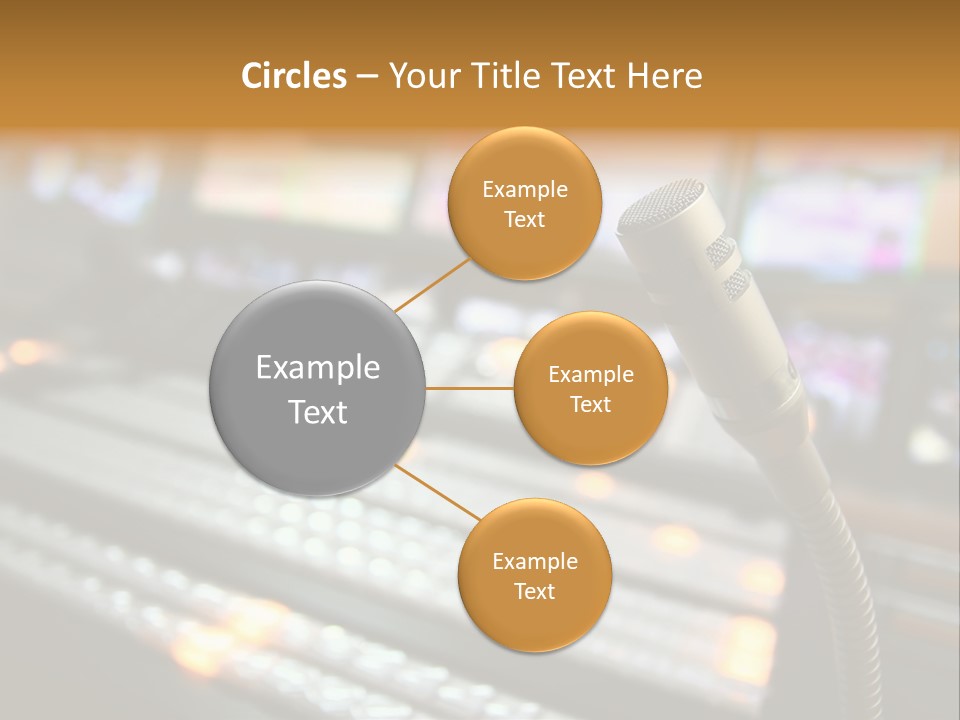 Equipment Monitors Electronic PowerPoint Template