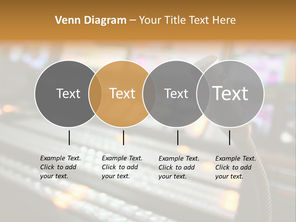 Equipment Monitors Electronic PowerPoint Template