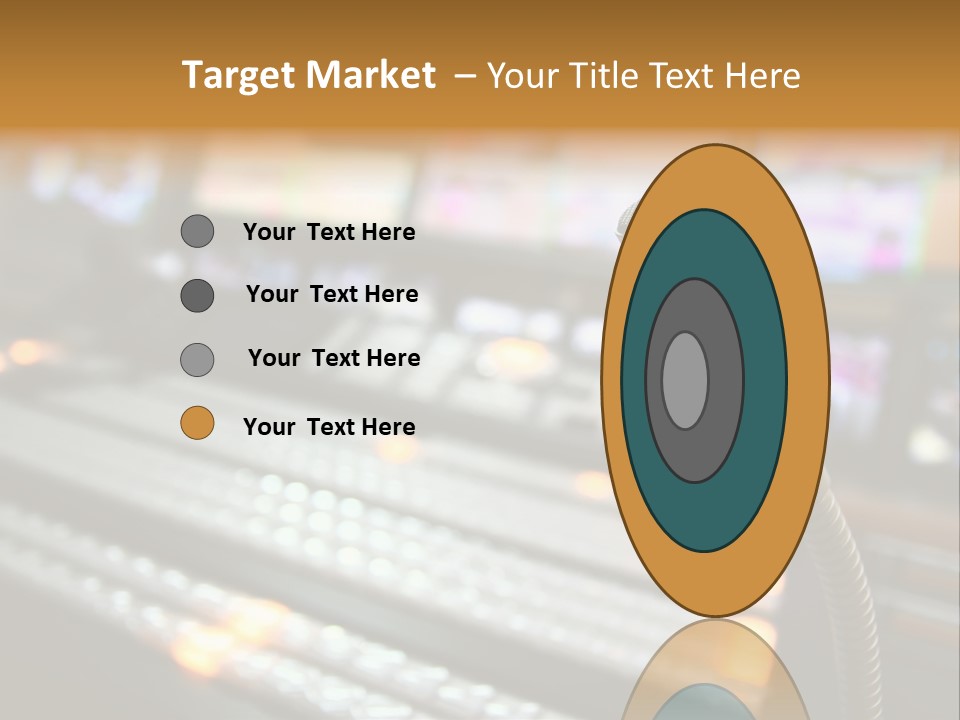 Equipment Monitors Electronic PowerPoint Template