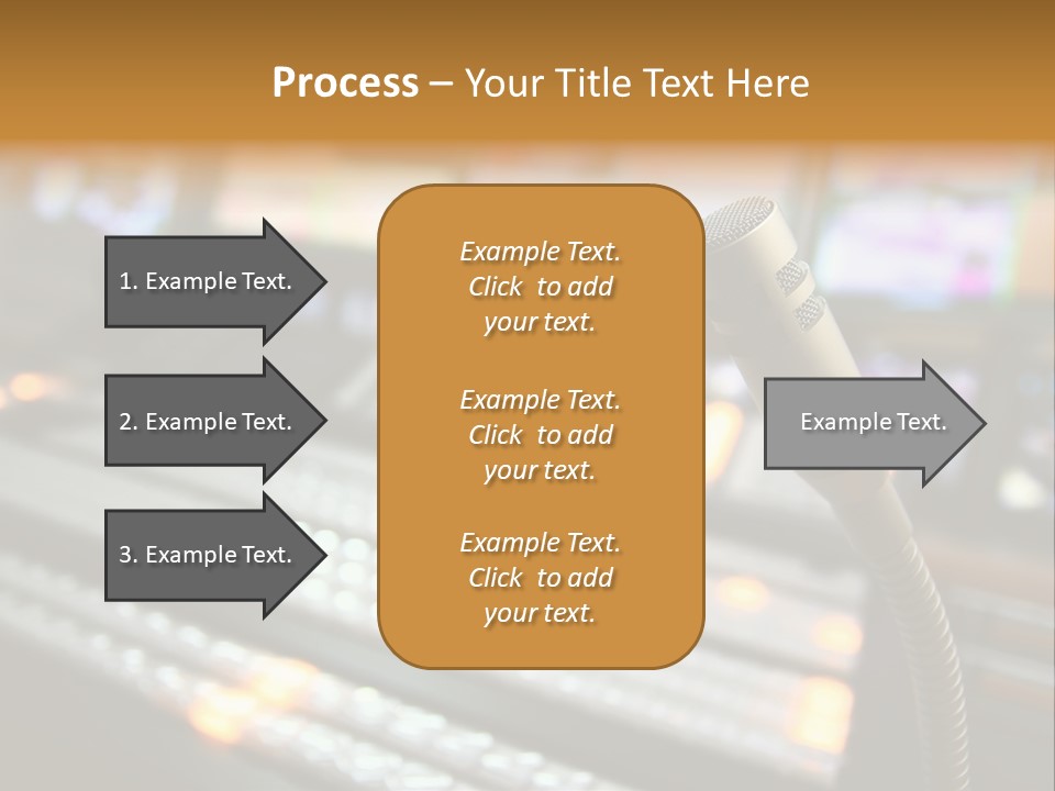 Equipment Monitors Electronic PowerPoint Template