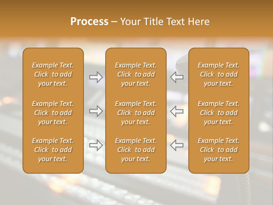 Equipment Monitors Electronic PowerPoint Template